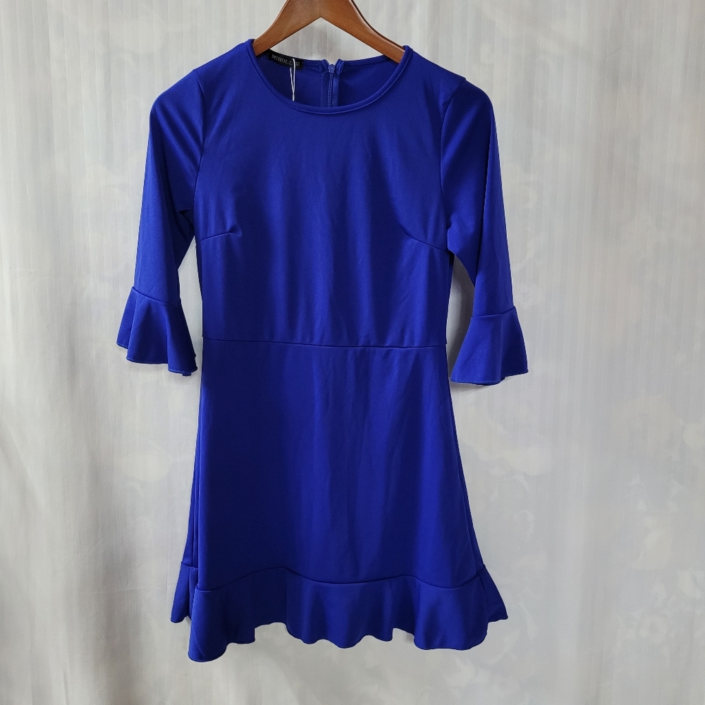 Miholl Ruffled Dress NWT